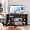 Tangkula 58" TV Stand Entertainment Console Center W/ Adjustable Open Shelves Up To 65" -Beauty house GUEST fb2aa245 7be8 4e4d a863 e7e4295fb6f8