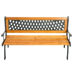 Tangkula Garden Metal Bench Porch Path Hardwood Chair For Patio Park Outdoor Deck 14 Tangkula Garden Metal Bench Porch Path Hardwood Chair For Patio Park Outdoor Deck -Beauty house GUEST fe42b3ac e025 424f 8312 7df9c847650a