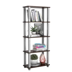 Tangkula 5-Tier Storage Rack Display Shelves Bookshelf For Home Office -Beauty house GUEST ff2a3008 8021 4aa5 ad92 81ef917c0e14